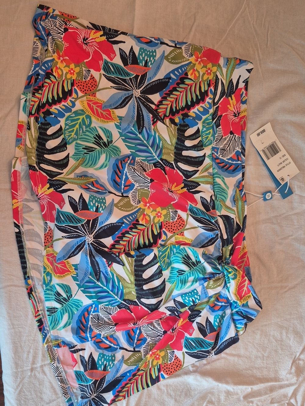 Nwt MATCHING BRB Tropical Floral Beach Cover-Up -see Other Listing